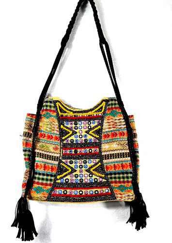 Buddha beaded boho shoulder - beaded,