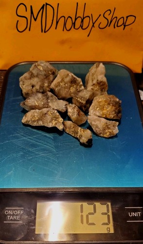 Gold ore specimen lot 123g - ore,