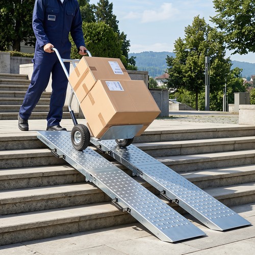 Folding loading ramps 400 - 400, kg