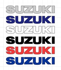 TWO REPLICA SUZUKI MOTORBIKE