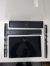 Bontec ST09-V04 TV Stand 32-65” Tempered Glass Base Adjustable – Repaired No Box