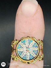 Handmade Gold Tone Ornate Ring