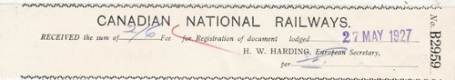 Candian national railways 1927 - national,