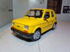 Fiat 126 Yellow 1972 G Scale