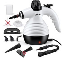 GLOIL Portable Multi-Purpose Steam Cleaner with 10 Accessories