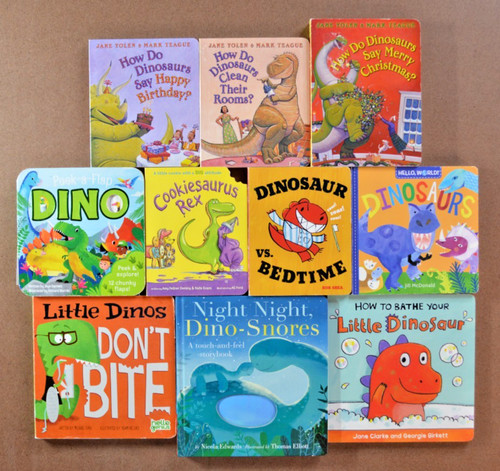 Lot dinosaur board books - board,