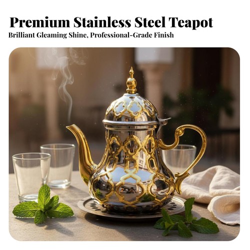 Moroccan teapot ornate design - moroccan,