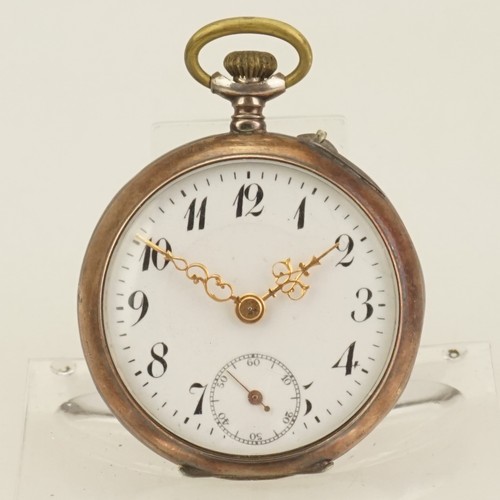Rar antique silver pocket - antique,