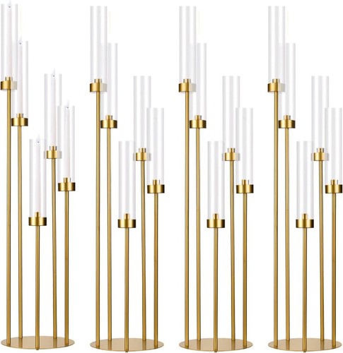 Set arm gold candelabra - 4,