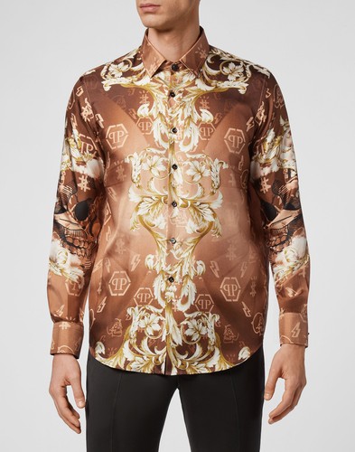 Philipp plein brown silk - philipp,