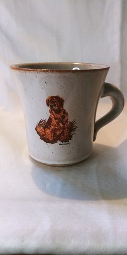 Hunting dog stoneware coffee - hunting,