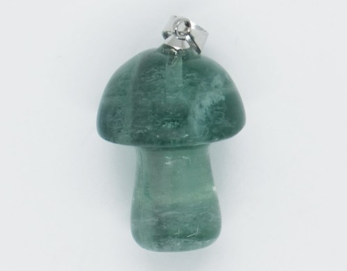 Pendant mushroom fluorite - mushroom,
