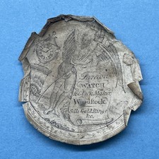 Verge Fusee Pocket Watch Repair Paper Woodstock