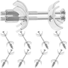  10 Pcs Worktop Joining Strip Furniture Connectors for Countertops