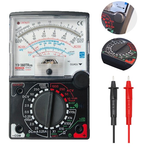 Analog multimeter ohm volt - ohm, dc