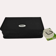 Neo Media Black 120 CD DVD Discs Storing Nylon Carry Case Storage Wallet Bag
