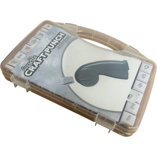 Cassette craft punch alphabet - cassette,