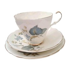 Tea Set Trio - Argyle Bone China - Made in England Tea Cup Saucer & Side Plate