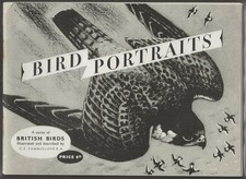 BROOKE BOND (TEA)-EMPTY ALBUM- BIRD PORTRAITS 1957 (DOTTED BORDER LINES)