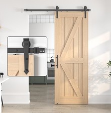 6FT Sliding Wood Barn Door