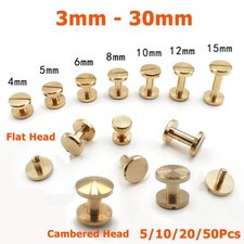 3mm-30mm Solid Brass Leather
