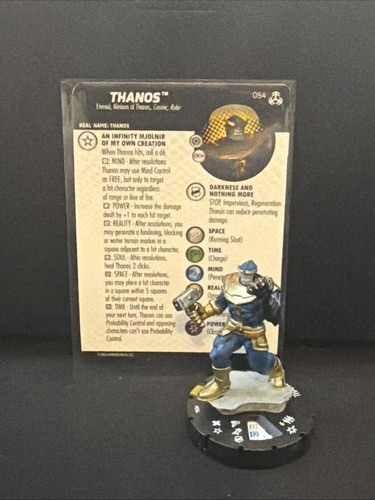 Marvel heroclix thanos - heroclix, #054