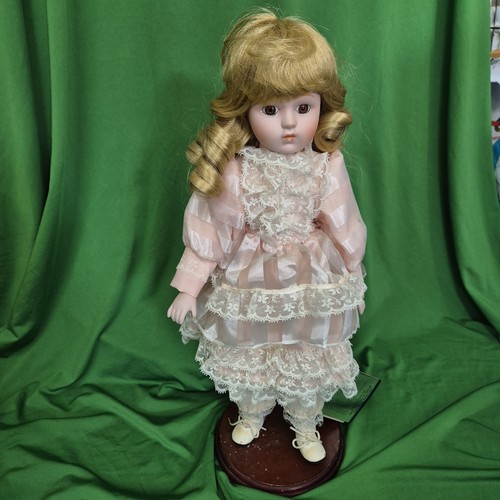 Porcelain doll around 40cm - doll,
