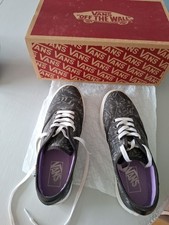 Vans Womens Camden Platform (Canvas) Black/White Shoes Size Uk 5 - Brand New