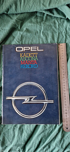 Opel cars brochure cadets - cars,