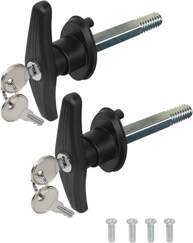 Truck cap handle lock - t-handle, for