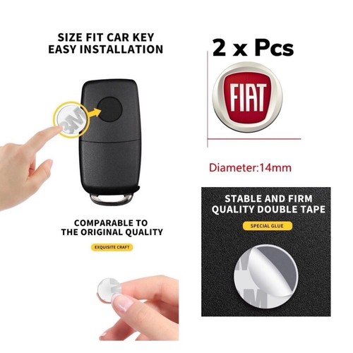 Fiat car keys replacement - 2x,