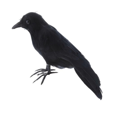 Artificial crow animal black - artificial,