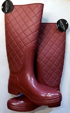 Galoshes Women's Size 5.5 By Kesttou Iconic Red  Waterproof Slim Classic 