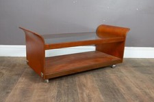 Vintage G Plan Tulip Glass and Teak Coffee Table