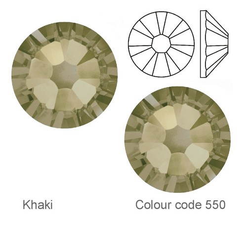 Swarovski crystals khaki - crystals,