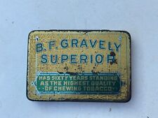 57326 Old Vintage Antique Tobacco Tin Cigarette Case Box Gravely Chewing