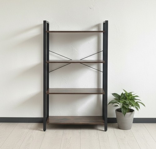 Vintage industrial bookcase - vintage,