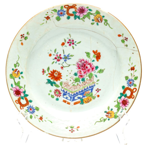Chinese porcelain plate imari - porcelain,