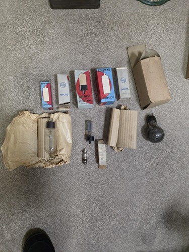 Radio valves joblot mixed - radio,