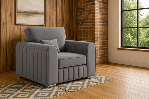 Lilly cream upholstered sofa - lilly,