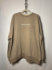 Vintage Beige Brown Rockport Sweatshirt Jumper