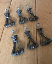 6x Vintage Cabinet Draw Drop Pull Handles 54mm x 33mm (C8)
