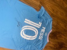 Lionel Messi Hand Signed Inter
