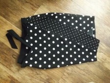 OASIS BLACK IVORY WRAP EFFECT  TULIP  WIGGLE SHAPE SKIRT SIZE 12 BNWT RP  £40