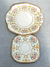 Sutherland  China Art Nouveau Tea Plate & Cake or Bread & Butter Plate