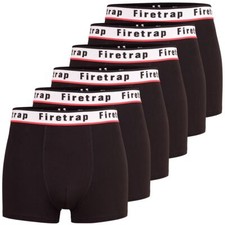 Firetrap Mens 6 Pack Designer Boxer Shorts Boxers Underwear Stretch Cotton Brief
