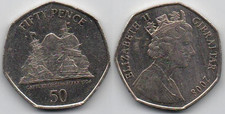 2008 - 50p coin - GIBRALTAR -