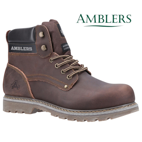 Amblers dorking boots brown - amblers,