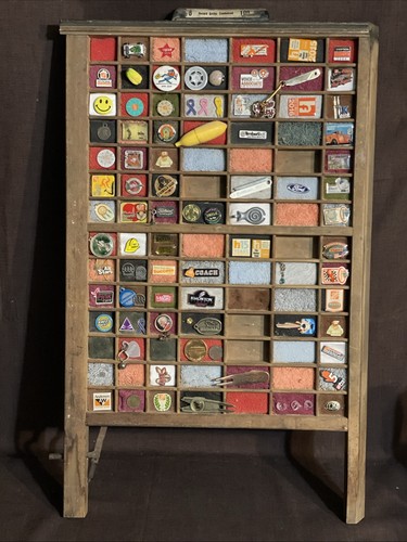 Antique wooden printers drawer - printers,
