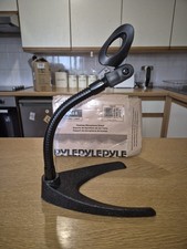 Pyle Desktop Microphone Stand, 21cm Gooseneck Mount with U-Base